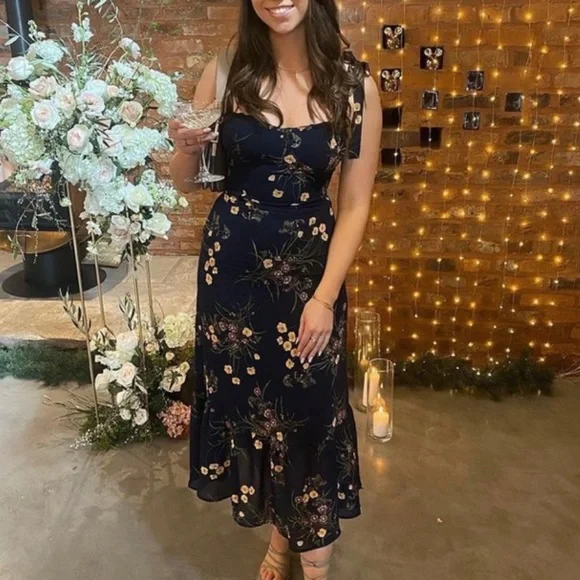 NWOTđź’™Reformation Nikita Dress - Mademoiselle - Picture 14 of 16